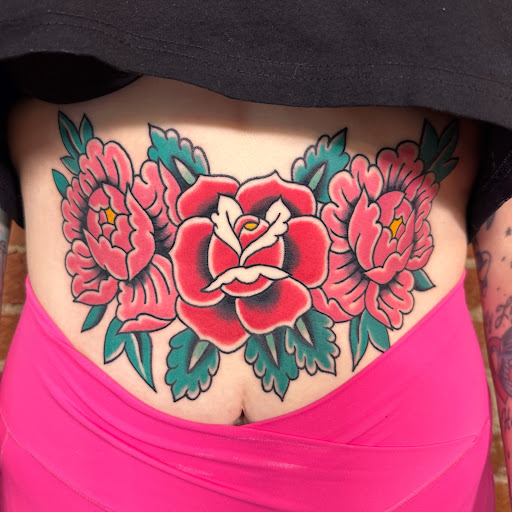 Explore mother son tattoo ideas, creative tattoo ideas in Buffalo, available at The Tilted Rose Tattoo