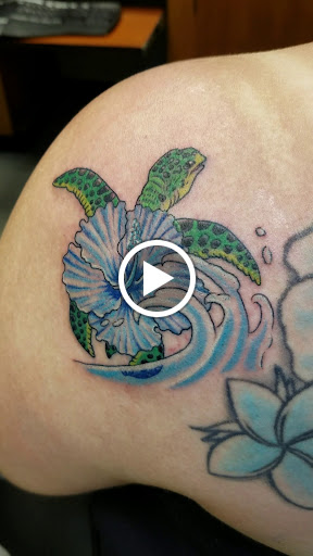 Explore care bear tattoo ideas, creative tattoo ideas in Hilo, available at Pacific Island Ink