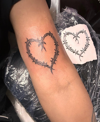 Explore kaneki tattoo ideas, creative tattoo ideas in Brooklyn, available at Well Worthy Ink Shop