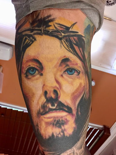 Explore triquetra tattoo ideas, creative tattoo ideas in Marietta, available at Lucky Draw Tattoos III