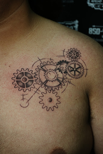 Explore shoulder tattoo idea, creative tattoo ideas in Destin, available at Destin Tattoo Company