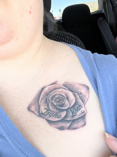 Explore rip grandma tattoo ideas, creative tattoo ideas in Glendale, available at Black Raven Tattoo