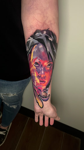 Explore tattoo ideas half sleeve men, creative tattoo ideas in Lakeville, available at SharkTooth Tattoo & Gallery