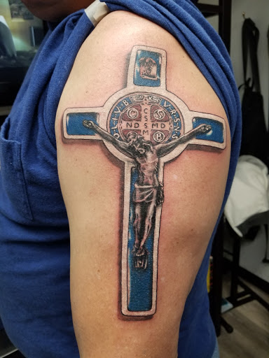 Explore chest cover up tattoo ideas, creative tattoo ideas in Myrtle Beach, available at Elite Ink Tattoos of Myrtle Beach