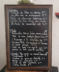 la table des Docks à Biarritz menu