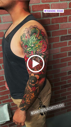 Find best friend tattoo ideas for your next unique tattoo in Roanoke at Saint Cecilias Art Studio