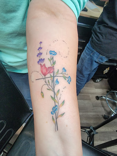 Explore tattoo faith ideas, creative tattoo ideas in Prescott, available at BlackGold Tattoo