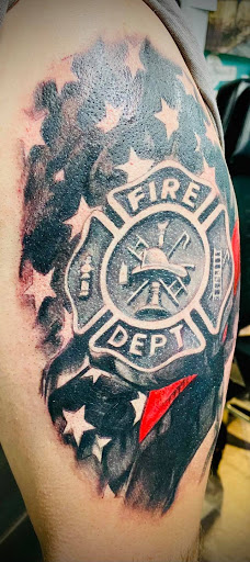 Explore matching halloween tattoo ideas, creative tattoo ideas in Osceola, available at Valley Of The Inkd