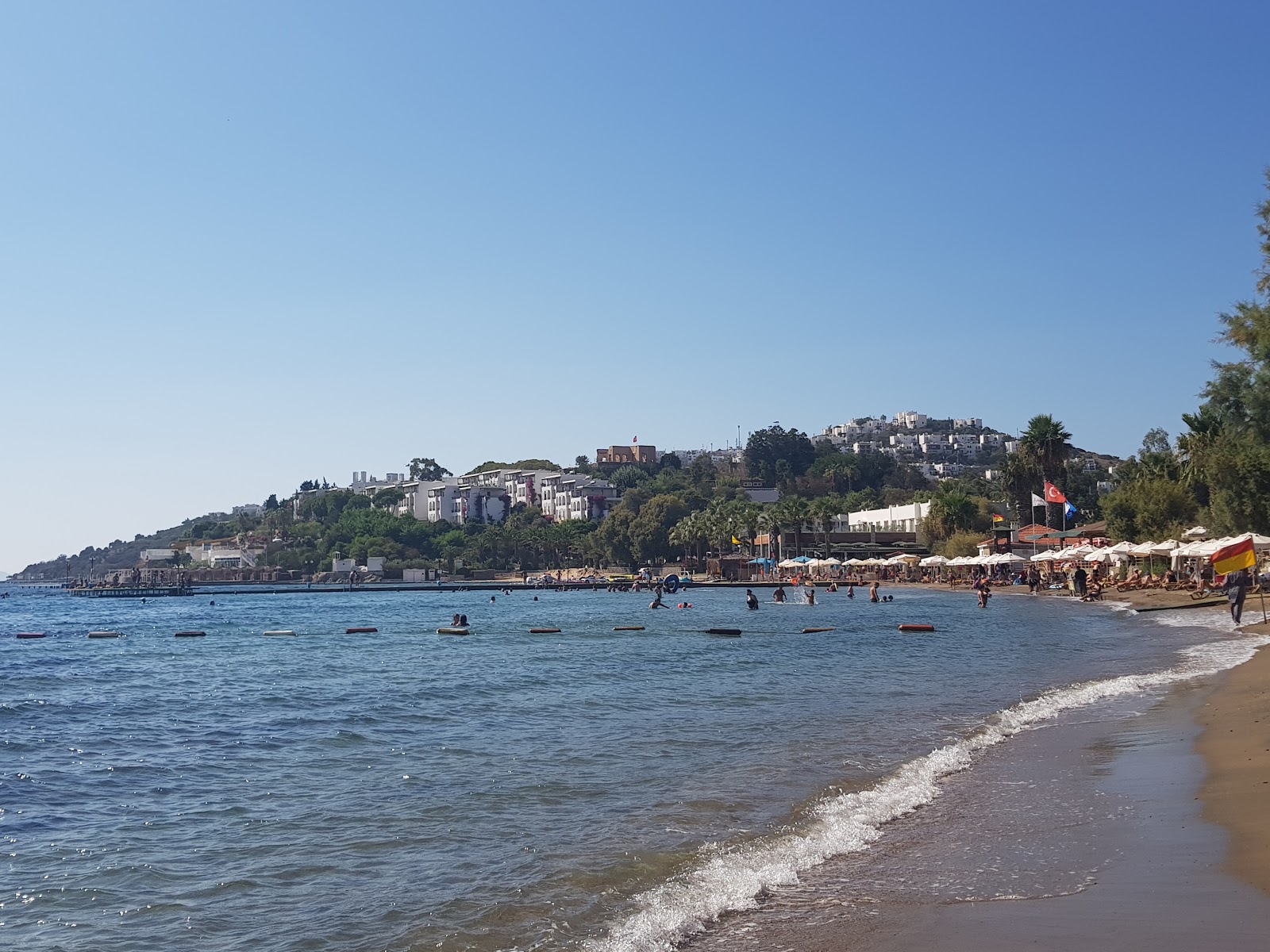 Foto von Kadikalesi beach mit brauner sand Oberfläche