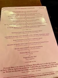 Le Laurencin à Lyon menu