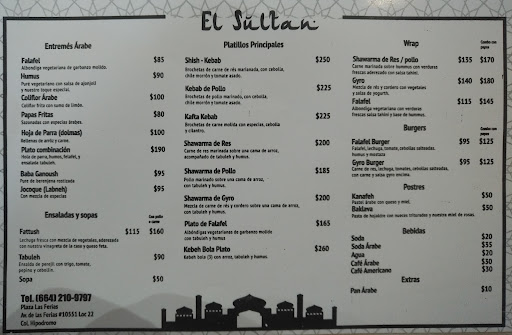 Restaurante El Sultán Restaurante en Tijuana