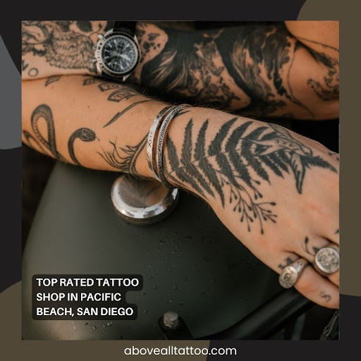 Explore animal tattoo sleeve ideas, creative tattoo ideas in San Diego, available at Above All Tattoo - Pacific Beach