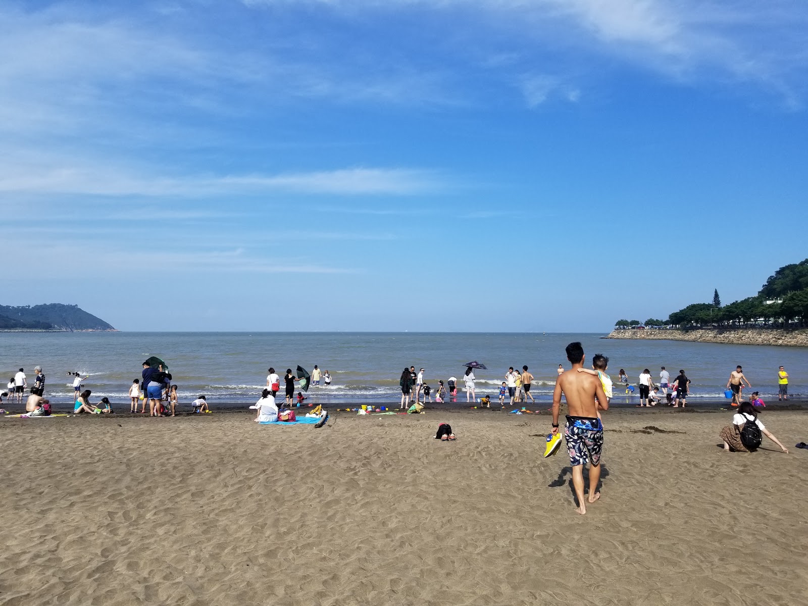Foto von Hac Sa Beach mit lange, gerade küste