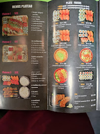 Menu du Sushi Star à Saint-Germain-en-Laye