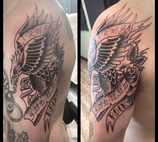 Explore forget me not tattoo ideas, creative tattoo ideas in Butte, available at Aphotic Tattoo Studio & Artistry