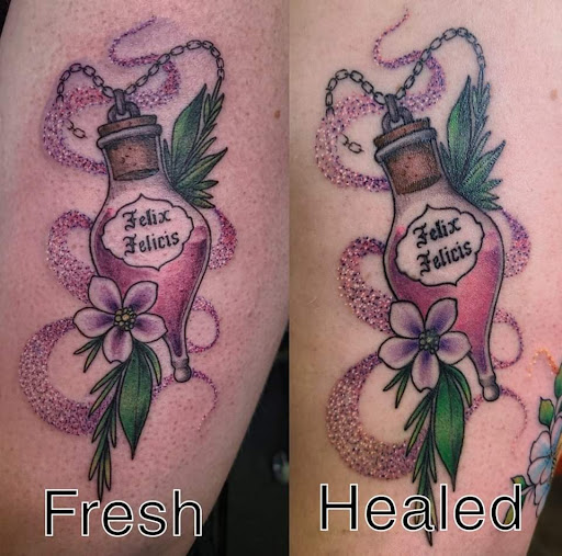 Explore adam and eve tattoo ideas, creative tattoo ideas in Lewisburg, available at Rose and Dagger Tattoo