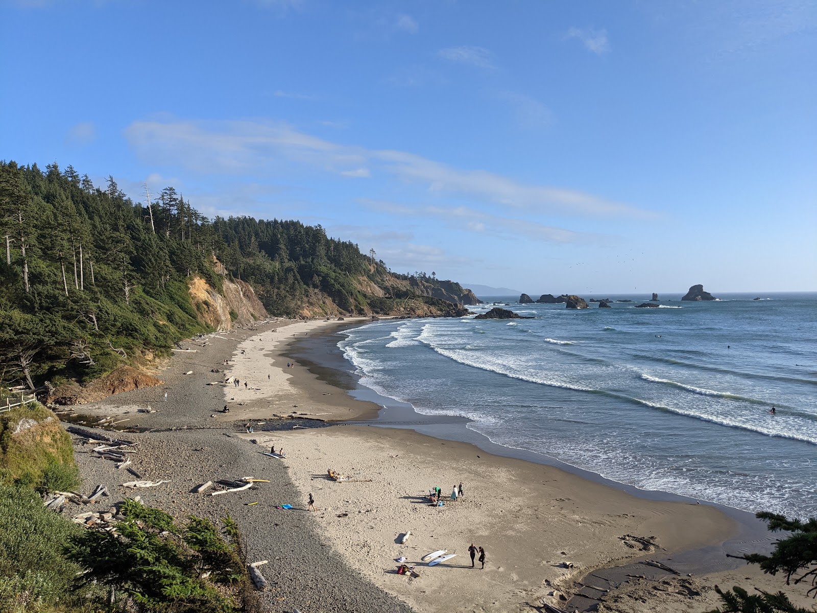 Foto von Crescent Beach befindet sich in natürlicher umgebung