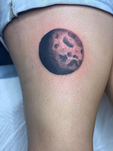 Explore tattoo ideas for your legs, creative tattoo ideas in Goose Creek, available at Red Kirin Tattoo