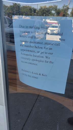 Locksmith «Timonium Baldinos Lock and Key», reviews and photos, 2061 York Rd, Lutherville-Timonium, MD 21093, USA