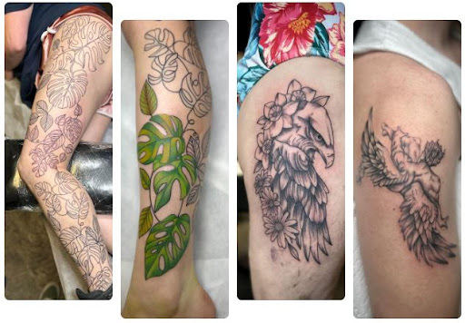Explore tattoo ideas black skin, creative tattoo ideas in Clear Lake, available at Studio 65 Tattoos
