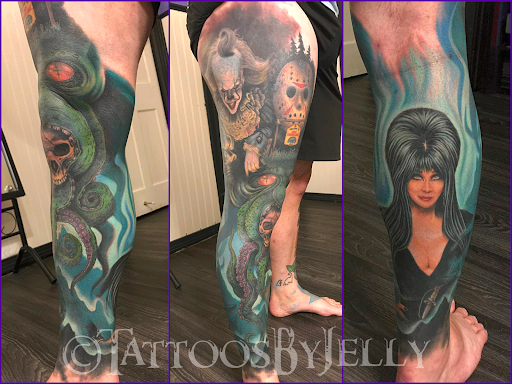 Explore cat paw tattoo ideas, creative tattoo ideas in San Angelo, available at Jellys Surly Skull, LLC