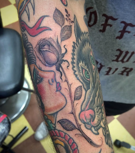 Explore puerto rico map tattoo ideas, creative tattoo ideas in Vista, available at American Tattoo Vista