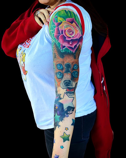 Explore loki tattoo ideas, creative tattoo ideas in Youngstown, available at BAREKNUCKLE TATTOO & BARBERSHOP