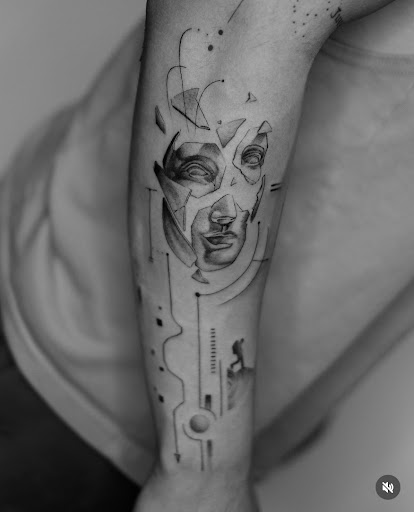 Explore architecture tattoo ideas, creative tattoo ideas in Garland, available at Infamous Art Studio