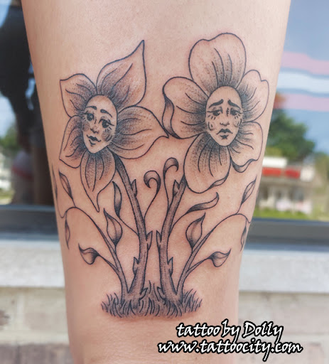 Explore cross tattoo sleeve ideas, creative tattoo ideas in Lockport, available at Tattoo City by Larry Brogan