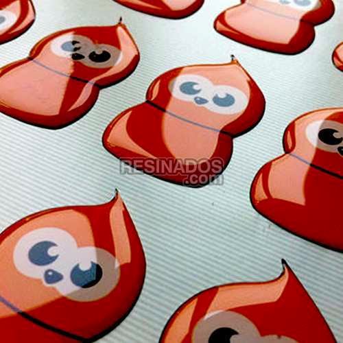 RESINADOS ⇢ Stickers en 3D | Gota de Resina | Alto Relieve | Domed Decals | Etiquetas Plasticas - Agencia de publicidad