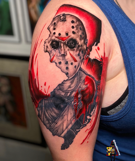 Explore world map tattoo ideas, creative tattoo ideas in Lexington, available at Toye Shop Ink.