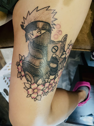 Explore memorial tattoo ideas for grandmother, creative tattoo ideas in Philadelphia, available at Philadelphia Eddies Chinatown Tattoo