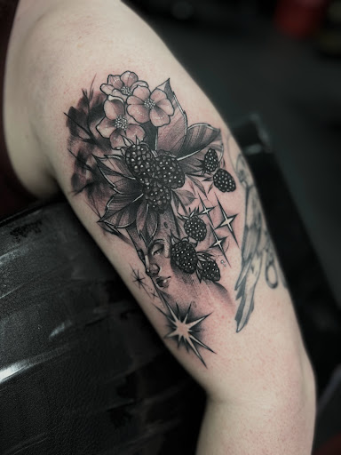 Explore japanese arm tattoo ideas, creative tattoo ideas in Tallahassee, available at Carbon Ink Tattoo