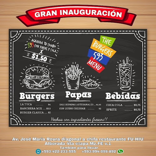 Opiniones de Burger593 en Guayaquil - Hamburguesería
