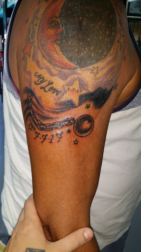 Explore barbie tattoo ideas, creative tattoo ideas in Fort Lauderdale, available at True Love Tattoo of Fort Lauderdale on 17th Street