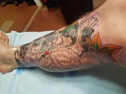 Explore ptsd tattoo ideas, creative tattoo ideas in Omaha, available at Liquid Courage Tattoos