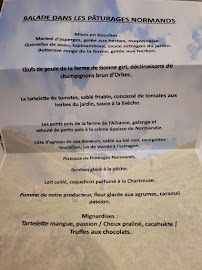 Restaurant Maximin Hellio à Deauville carte
