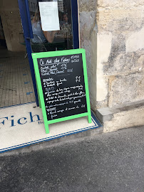 Menu / carte de Fichon à Paris
