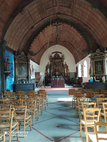 attractions Église Saint-Aubin de Saint Aubin-sur-Risle Mesnil-en-Ouche