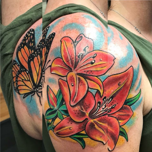 Explore tattoo cover up ideas for breast, creative tattoo ideas in Clearwater, available at Kill em All Tattoo, LLC