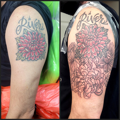 Explore courage tattoo ideas, creative tattoo ideas in Pittsburg, available at NeonMoon Tattoo