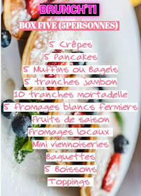 Menu / carte de Brunch'ti à Calais