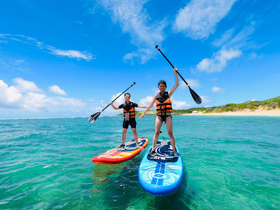 Water recreation row seaside / beach snorkeling