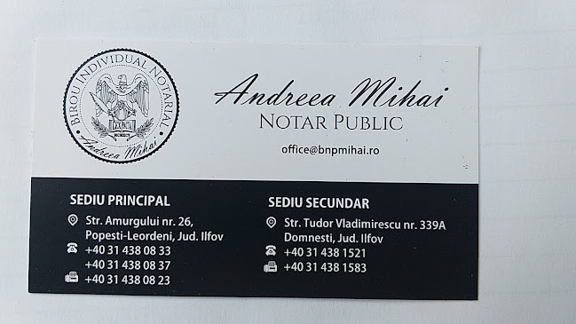 Opinii despre Andreea Mihai Notar public în <nil> - Notar