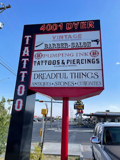 Explore lower half sleeve tattoo ideas for females, creative tattoo ideas in El Paso, available at Pumping Ink Tattoo Parlor