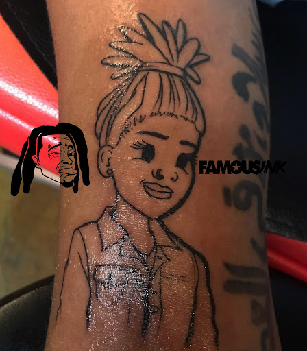 Explore tattoo place ideas, creative tattoo ideas in Hammond, available at Famous Ink, Inc.