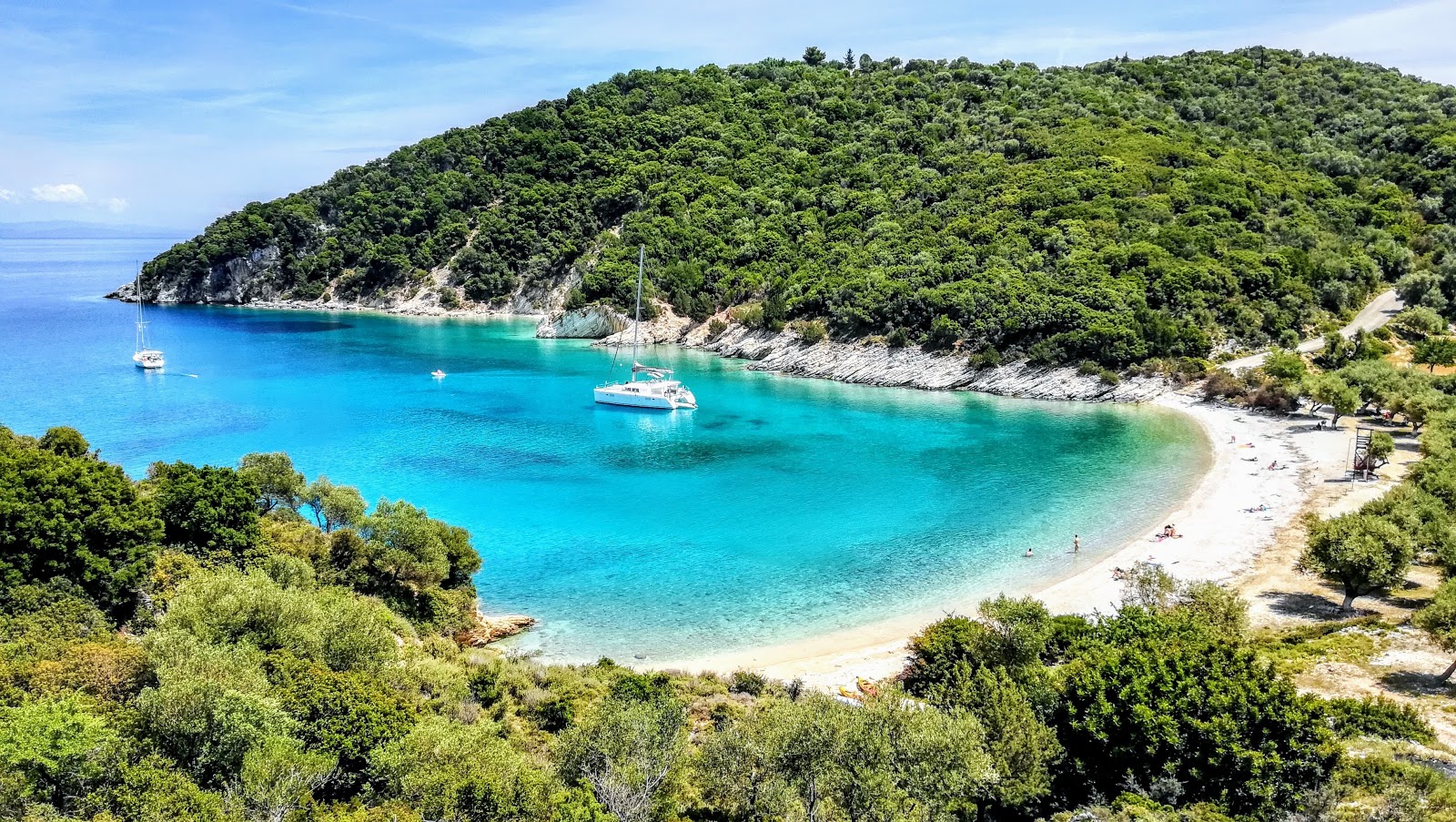 Photo of Filiatro Beach with turquoise pure water surface
