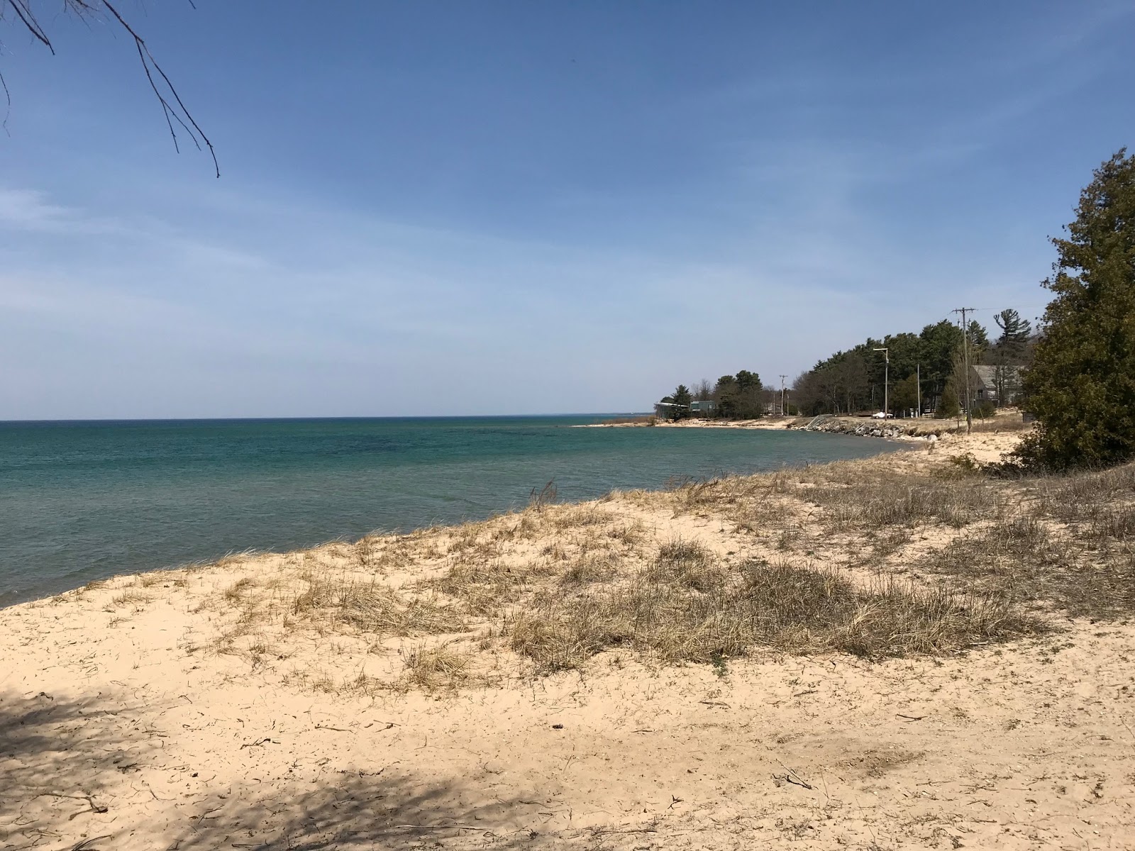 Zdjęcie Old Bathing Beach z powierzchnią beżowy piasek