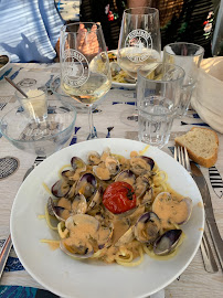 Spaghetti alle vongole du Restaurant de fruits de mer Ni vu, ni connu à Aigues-Mortes - n°13