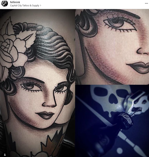 Explore collar bone tattoo ideas for women, creative tattoo ideas in Concord, available at Capital City Tattoo LLC